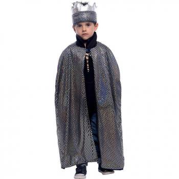 Set Disfraz Infantil Medieval con Capa y Corona