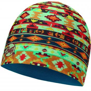 Original Buff Microfibra Reversible Gorro Buff® trivit Multi - Azul gorrari - Microfibra Gorro Buff para Unisex, Color Multicolor, Adulto