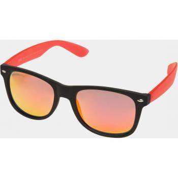 Urban Classics Likoma Mirror UC Unisex Sunglasses - Black/Red