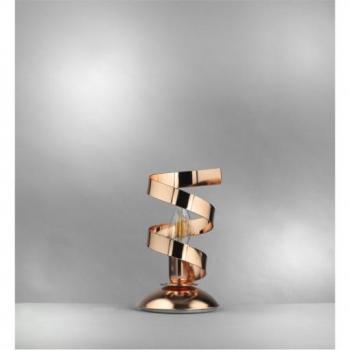 Lámpara de mesa ZOE Ribbon Metal Cobre
