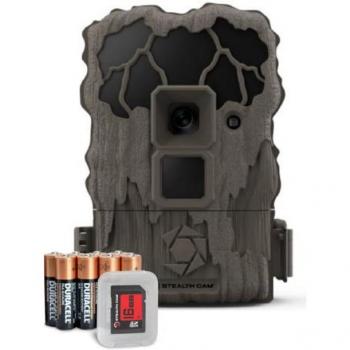 Stealth Cam QS20 No Glow 20MP 720p Digital Scouting Camera Combo with SD Card