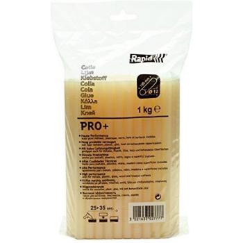 Rapid - Barra de pegamento caliente PRO+ 1kg, 12mm Universal, para uso profesional