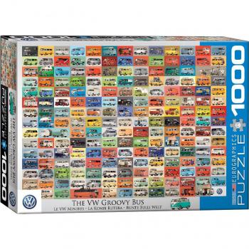 Volkswagen Groovy Bus 1000-Piece Puzzle