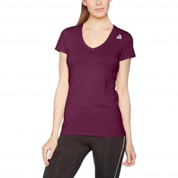 Reebok Os Ac Camiseta, Mujer, Morado