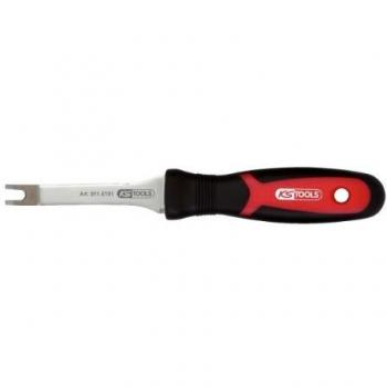 Herramienta desmontaje de clips U-Form, inclinada y estrecha, 230mm - KS Tools 911.8191