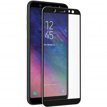 Muvit MUTPG0378 - Protector Pantalla para Samsung Galaxy A6 2018, Color Negro