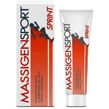 Massigen Sport Sprint - Crema preparatoria y Defatizante para fuerzas intensas y continuas - 50 ml
