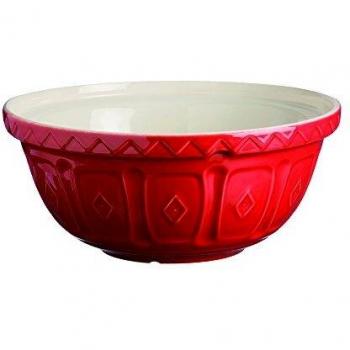 Mason Cash Colour Red S24 Chip Resistant Earthenware 24cm Mixing Bowl, Stoneware, 2 Litre/24 cm