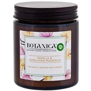 Vela Decorativa Air Wick Botanica Vainilla y Magnolia del Himalaya 205 g, Dura hasta 40 horas