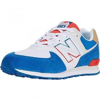 New Balance GC574SCF, Walking Shoe Unisex-Child, Blue/Red