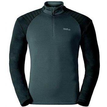 Odlo 1/2 Zip Pact Polar, Hombre, Gris