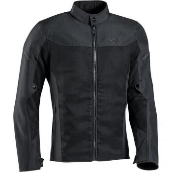 Ixon Chaqueta de Moto Fresh Negra - Chaqueta textil para motocicleta, color negro, talla S