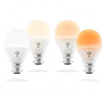 Lifx Bombilla Mini B22, Ajustable, Regulable, no Requiere Concentrador, Multicolor, 4 Unidad