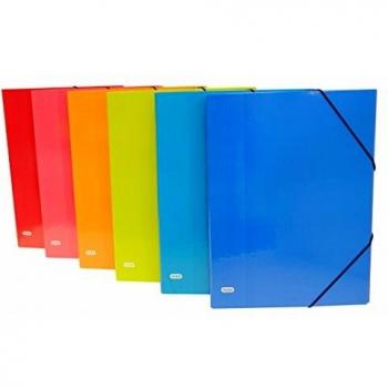 Elba Color Life - Caja de 12 clasificadores de cartón forrado plastificado