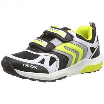 Geox J Asteroid Boy B - Zapatos primeros pasos para bebés, Grau