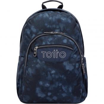 Mochila Escolar Totto Acuareles Adaptable a Carro Gris Nébula