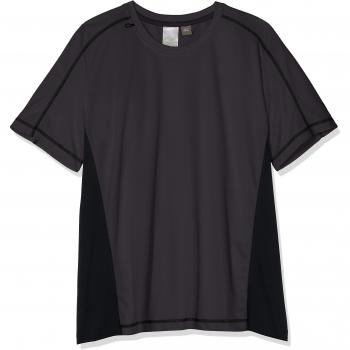 Regatta Men's Beijing T-Shirt Regular Fit Plain Crew Neck Short Sleeve T - Shirt, Grey