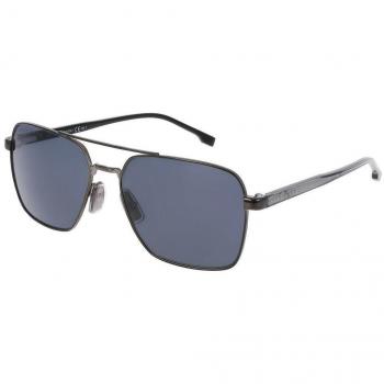 Hugo Boss 1045/S/IT Men's Aviator Sunglasses - Black Ruthenium Grey Lenses