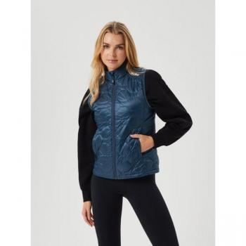 Borg Down Insulated Vest in Navy, Size S