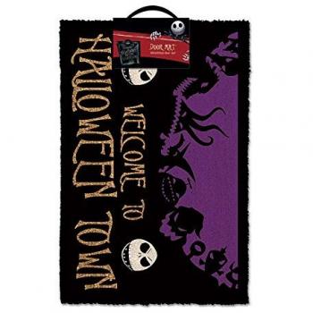 Pesadilla antes de Navidad Bienvenido a Halloween Town puerta Mat