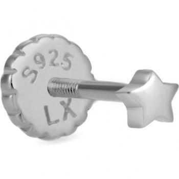 Pendientes Mapu Personalizable de plata de ley 925 con baño de rodio
