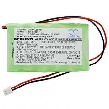Replacement Battery for ADEMCO, Adi, ADT, Honeywell - Alarm System Battery - 300-03865, 300-03866, 55026089, 781410403291, C8-B33, K5109, Lynx Back UP WALYNX-RCHB-SC, MS104, WALYNX-RCHB-SC