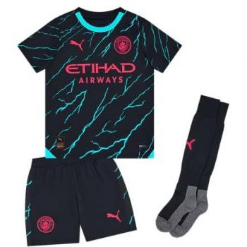 Puma Manchester City 2023-24 Third Mini Kit for Boys - Dark Navy - Size 1-2 Years