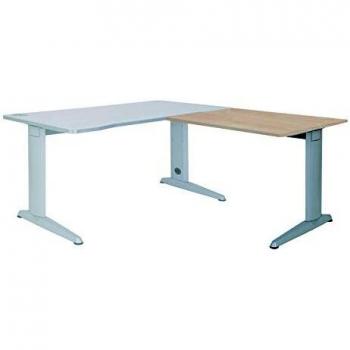 Rocada ala Mesa Rectangular, Metal, Gris, 22.00x62.00x185.00 cm
