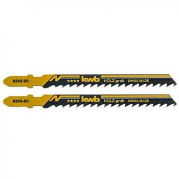 KWB 620320 - Dos hojas de sierra de calar para madera 100/75 corte grueso KWB PRO