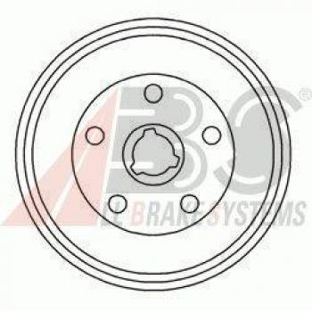 ABS 2374-S tambor de freno