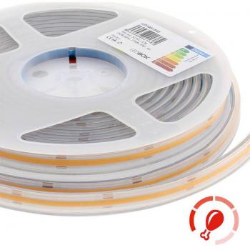Tira LED Monocolor COB DC24V 5m (512LED/m) 60W IP67 Carnes y Frutas Rosa/Magenta.