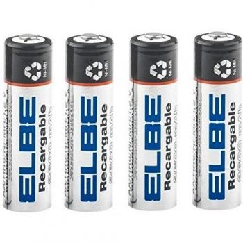 Elbe BA-1000 - 4 pilas recargables Minh 1000 mAh, tipo AAA