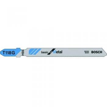 Bosch Professional 5x Hojas de sierra de calar T 118 G Basic for Metal