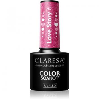 Claresa Love Story Esmalte Semipermanente Soak Off 06 - Esmalte de Uñas en Gel Tono 6, 5 g