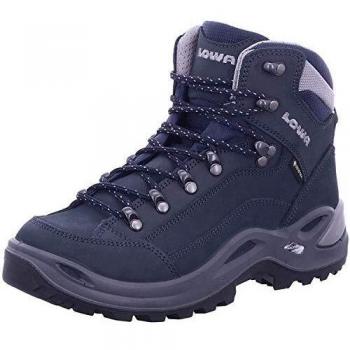 Lowa Renegade GTX Mid Women's Waterproof Hiking Boots - Navy Blue Size 41