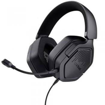 Auriculares Gaming Trust GXT492 Carus Negros con Micrófono y Conexión Jack 3.5