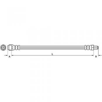 Metzger 4110922 Tubo flexible de frenos