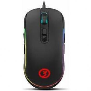 Ozone Raton Gaming Neon X20 -OZNEONX20- Mouse Gaming Avanzado, Sensor Optico, RGB, 5000 dpi, Botones Programables, Ergonomico, Negro