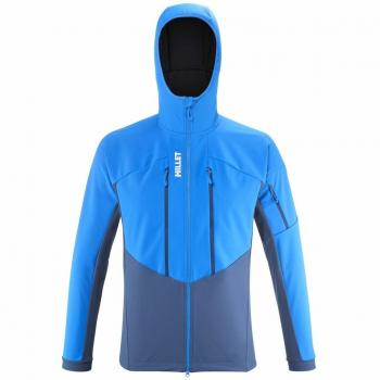 Chaqueta Softshell Hombre Millet White Shield Azul XL