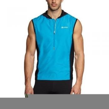Odlo Westen - Running Vest Hoody Hologram - Chaleco de running para hombre, color azul, talla XL