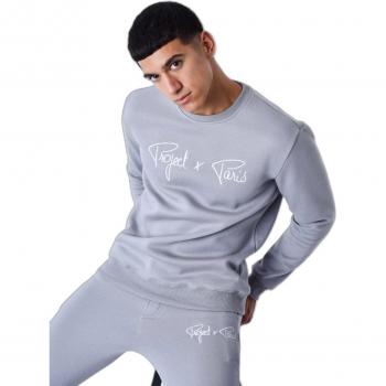 Project X Paris Unisex Light Grey Crewneck Sweatshirt