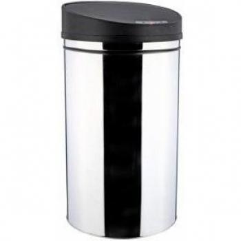 Cubo de basura automático de acero inoxidable 42 L