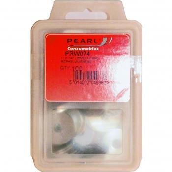 Pearl PRW074 - Arandelas (6,3 x 25,4 mm, 100 unidades)
