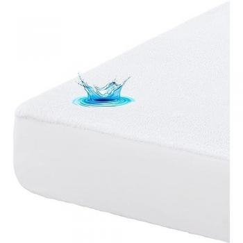 Protector de Colchón Impermeable y Transpirable Dulce Belnou, Ajustable para Cama de 160 cm, Libre de Sustancias Nocivas, Fabricado en España
