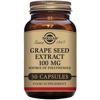 Solgar Grape Seed Extract 100mg 30 Capsules