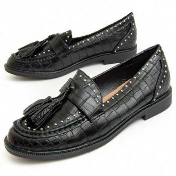 Mocasín Casual para Mujer Montevita Moccavita12 93947 Negro Talla: 36