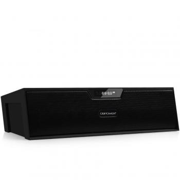 Altavoz Bluetooth, DBPOWER BX-100 Altavoz portátil bluetooth con 2x3W Altavoces y 2x5W Potencia de Salida, Perfiles A2DP, Pantalla LED, Radio FM, Despertador, Micrófono Incorporado