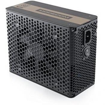 Modecom Volcano 750 Gold Fuente de Alimentación ATX 750W, 100-240V, 47-63Hz, Activo PFC, Potencia Máxima de 744W, Conector 20+4 pin,
