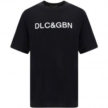 Dolce & Gabbana Men's Black T-Shirt Size 46