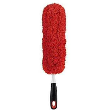 OXO Good Grips Plumero de microfibra de mano, mopa atrapapolvo